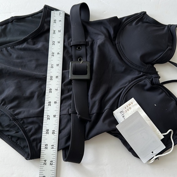 GOOD American Showoff One Piece Black Swimsuit Size (1) Small - Picture 10 of 11